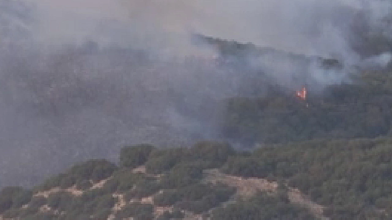 Yunanistan’da Türk köylerine sıçrayan yangın kontrol altında