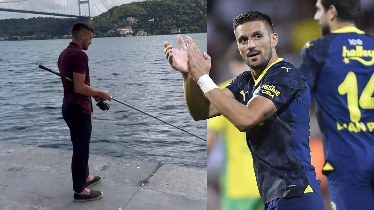 Dusan Tadic'in balık tutma sevdası İstanbul Boğazı'na yansıdı