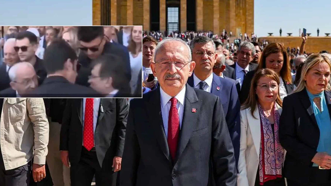 Anıtkabir'de skandal! Kılıçdaroğlu'nun korumaları belediye başkanını tartakladı