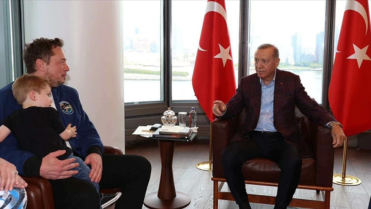 Cumhurbaşkanı Erdoğan ve Elon Musk bir arada