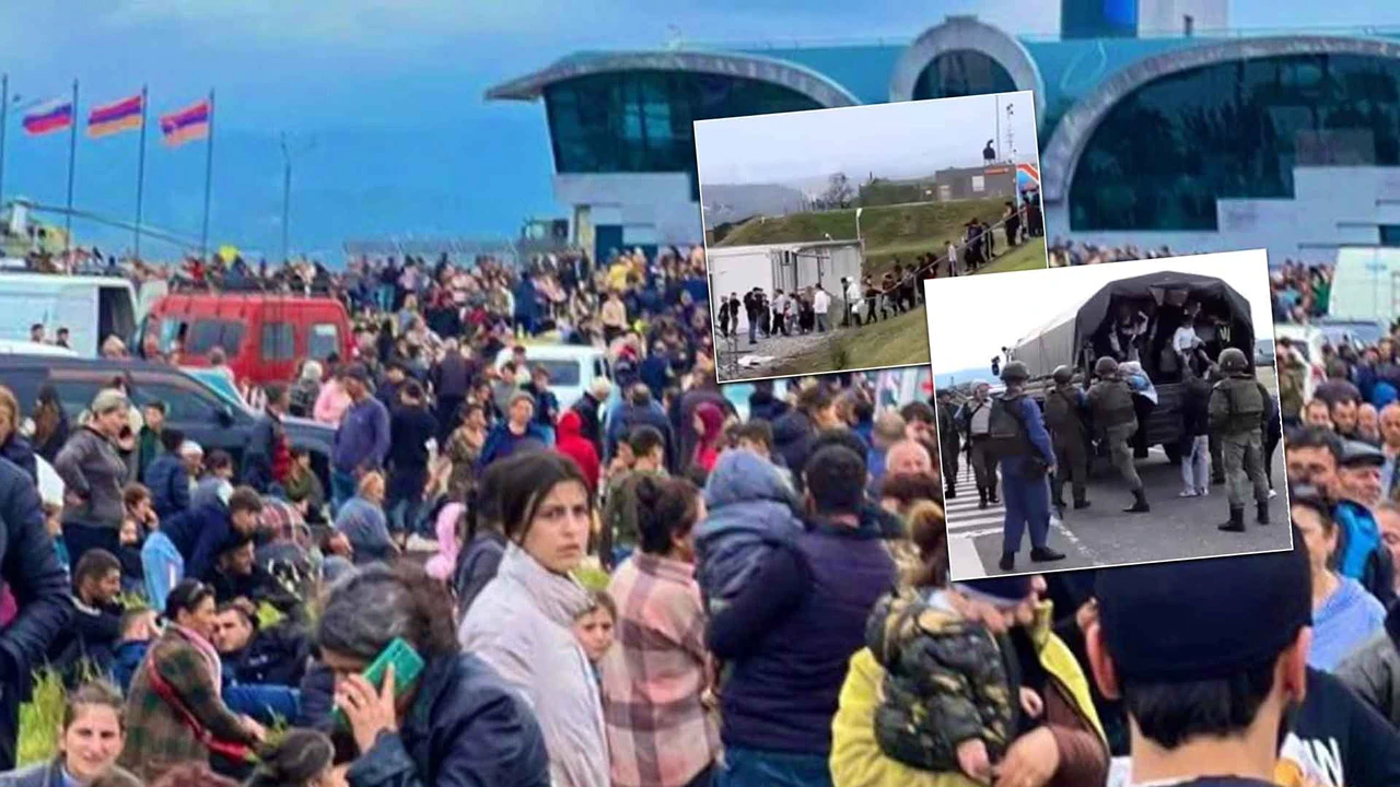 Azerbaycan'ın antiterör operasyonu sonrası Ermeniler şehri terk etti