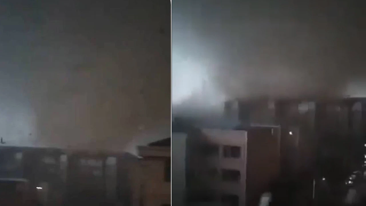 Çin'deki hortumda korku filmlerini aratmayan anlar: 5 ölü, 4 yaralı