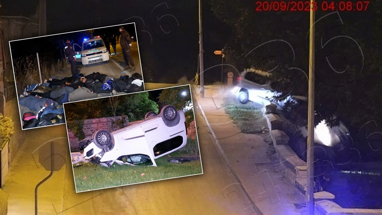 Polisi gördü, cami bahçesine uçtu: Kaçakçı kaçamadı!