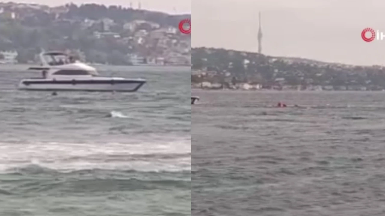 Denizde korku dolu anlar! Tekne alabora oldu: 4 kişi suya düştü