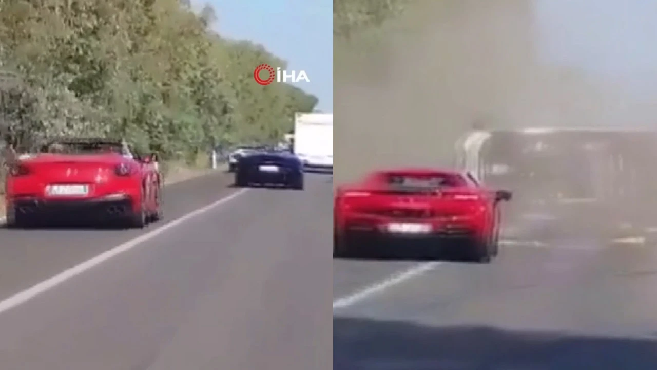 Milyonluk araçlar saniyeler içinde pert oldu: 2 ölü! 
