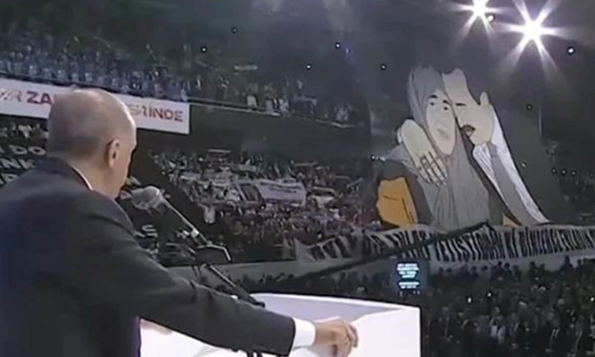 AK Parti kongresinde Erdoğan’ı duygulandıran koreografi