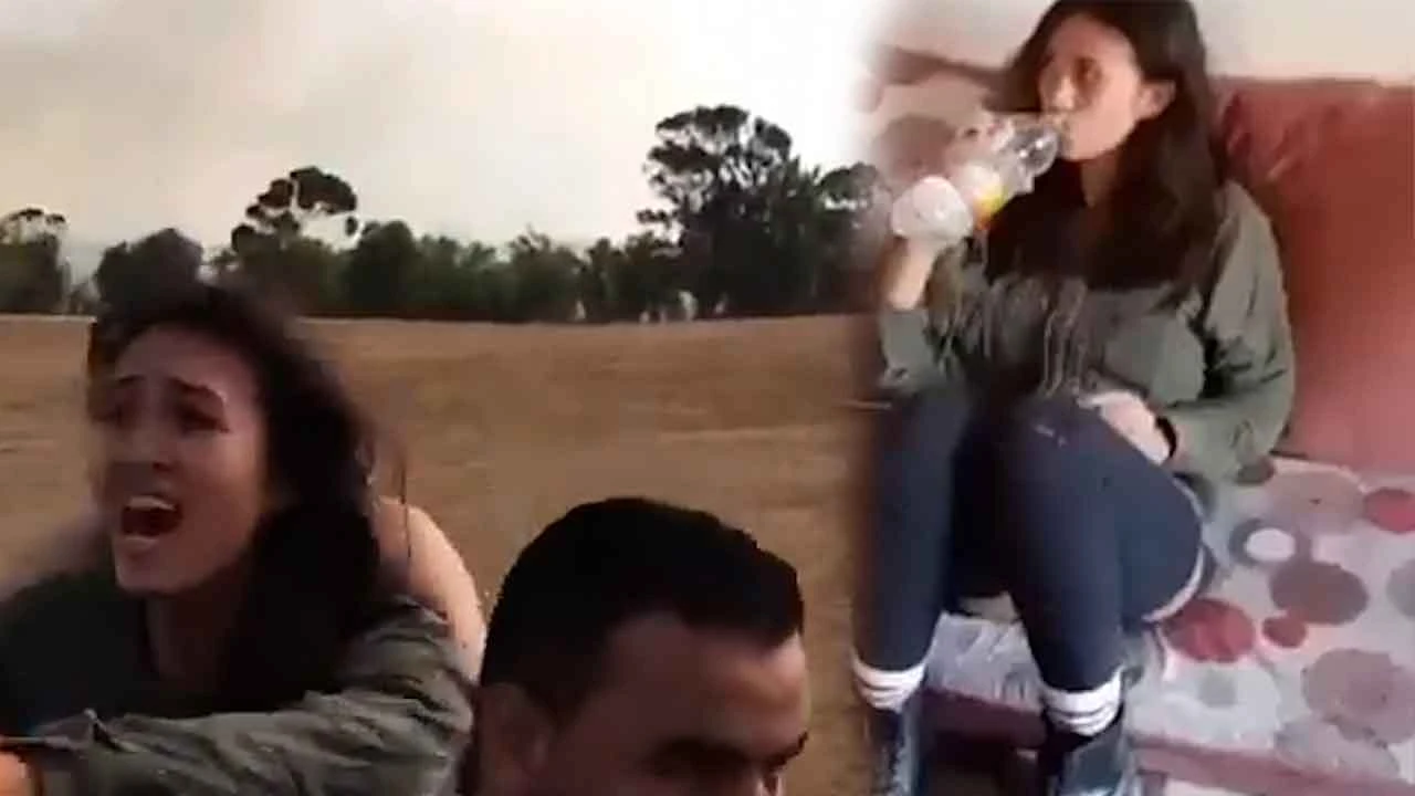 Esir alınan İsrailli kadının götürüldü evden görüntüler paylaşıldı