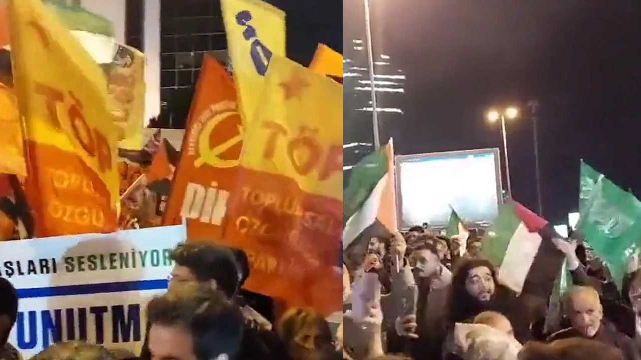 Sağ-Sol Filistin için birleşti!
