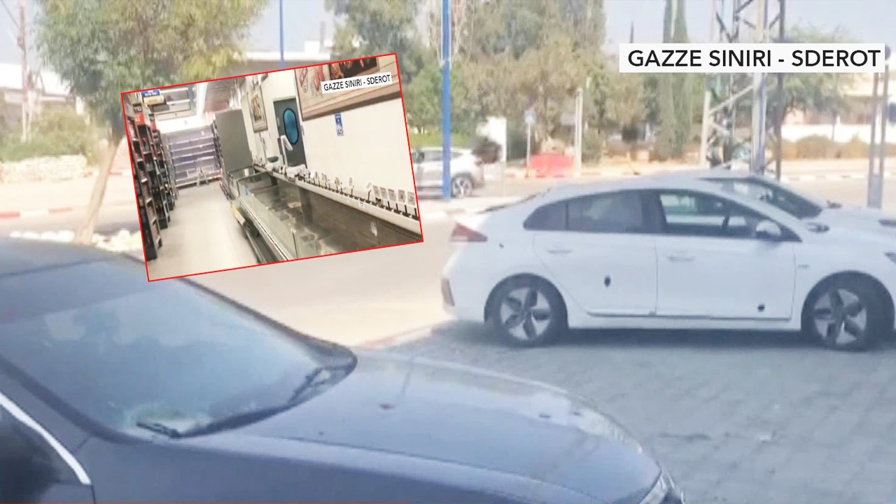 İsrail-Gazze sınırındaki Sderot hayalet şehre döndü! Arabalar delik deşik, sokaklar bomboş
