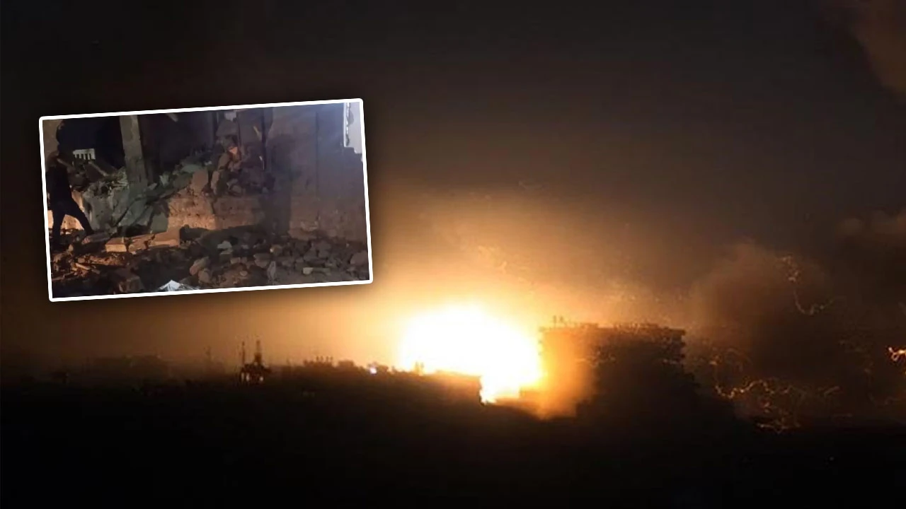 Mısır'da yerleşim yerine füze düştü