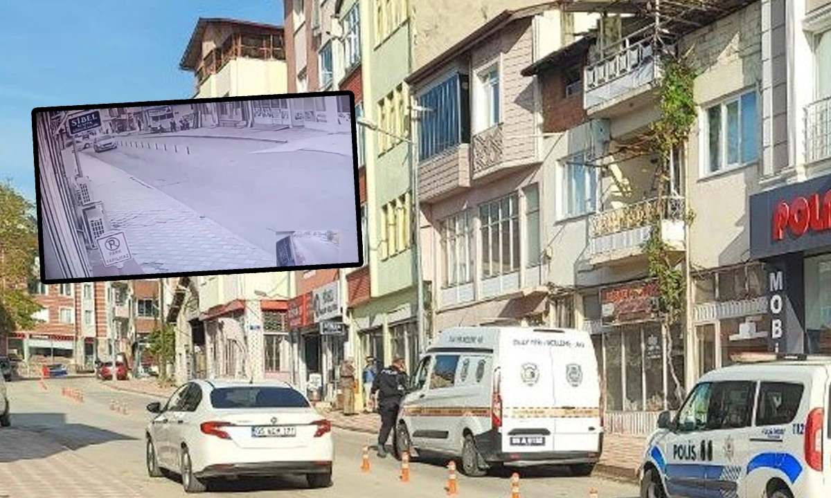 Balkondan düşen yaşlı adamın feci ölümü kamerada
