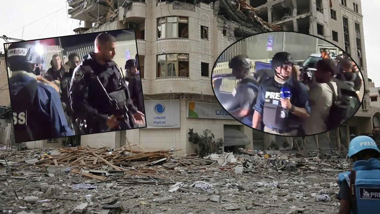 İsrail bu sefer basını hedef aldı: Gazze'de gazeteciler ölümden döndü!
