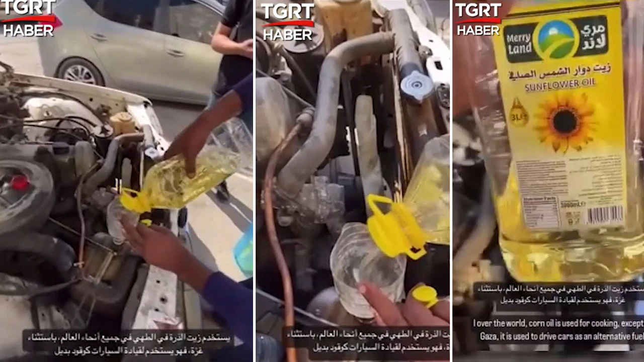 Yakıt yoksa yağ var dediler: Filistinliler araçlarını çalıştırmak için ayçiçek yağı kullanıyor