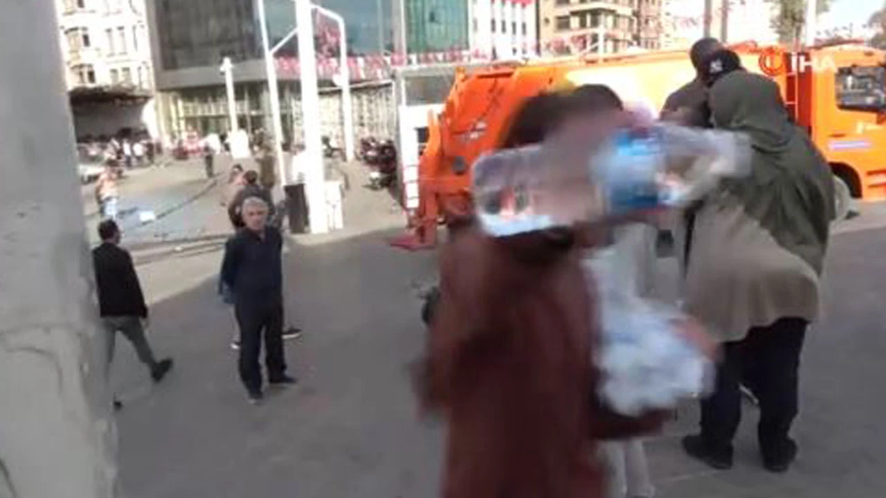 Taksim Camii dilencilerin gözde merkezi oldu: Seni dövdüreceğim bekle!