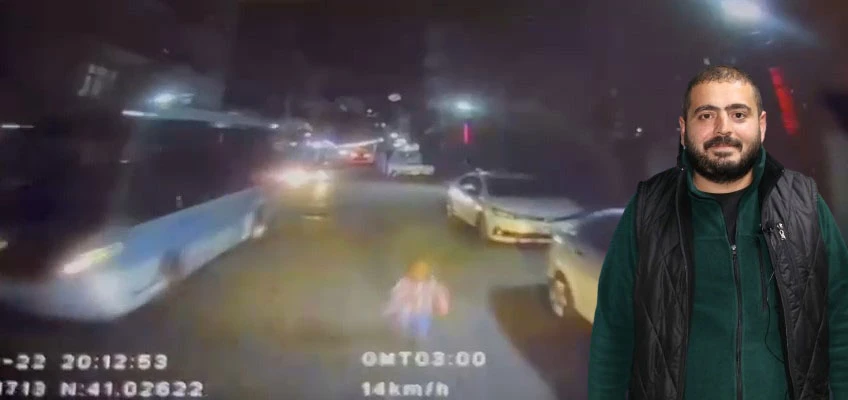 Annesinin elini bırakıp yola atladı minibüsçünün bu hamlesiyle kurtuldu