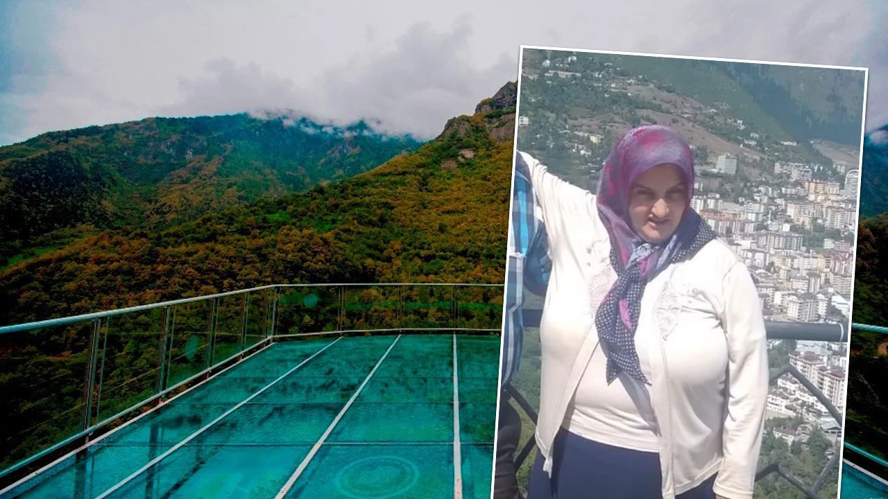 Artvin'de 220 metre yüksekliğindeki cam terastan düştü