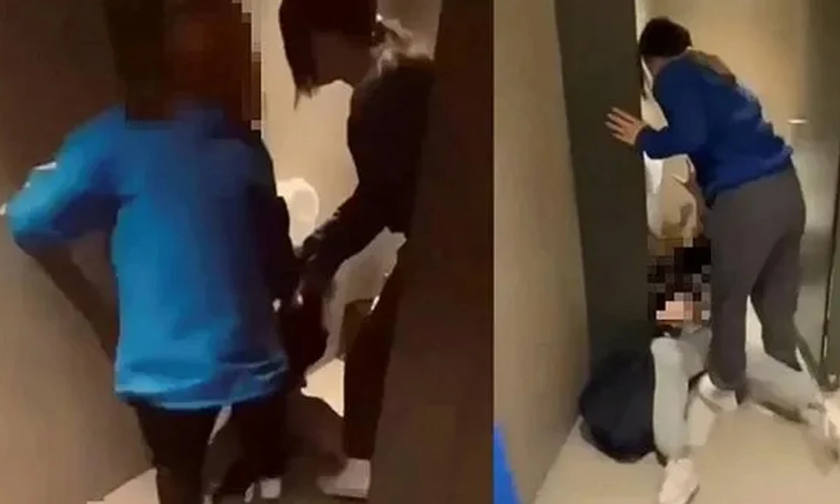 'Gezmeye gidelim' diye çağırdılar, genç kızı darp edip o anları kayda aldılar