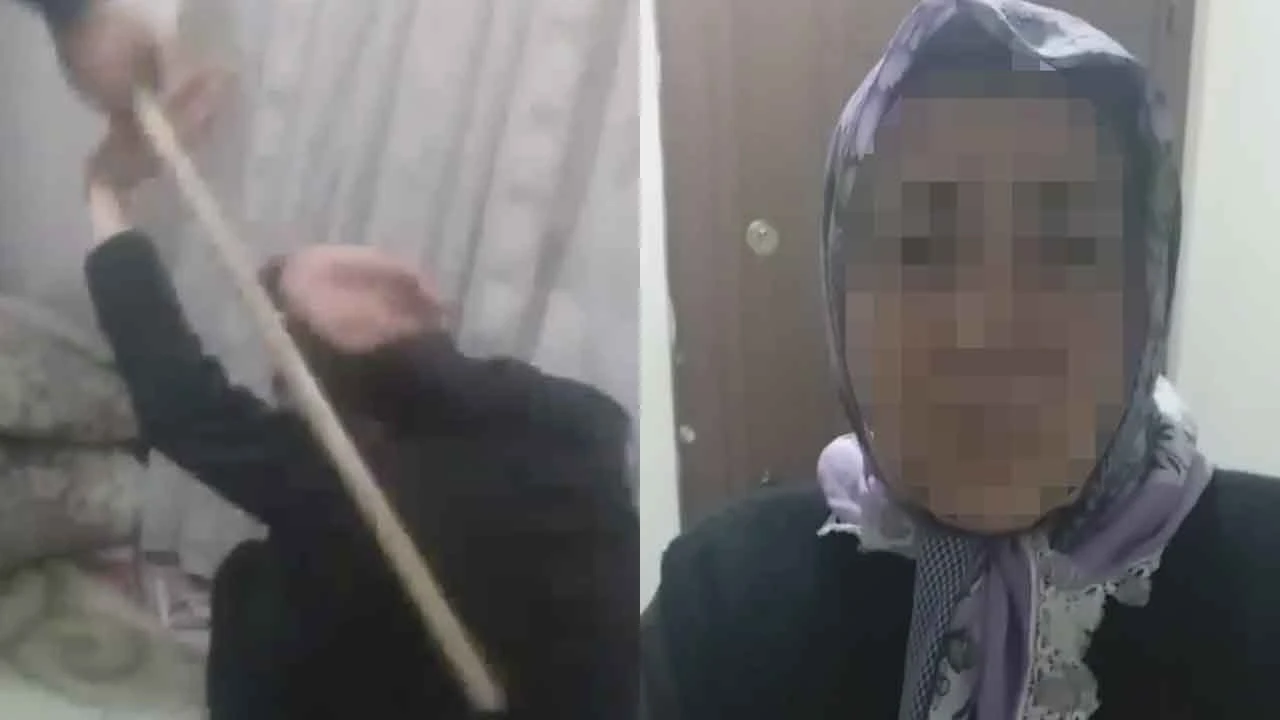 Annesine şiddet uyguladı komşularından dayak yedi: Acısından "Anne" diye feryat etti