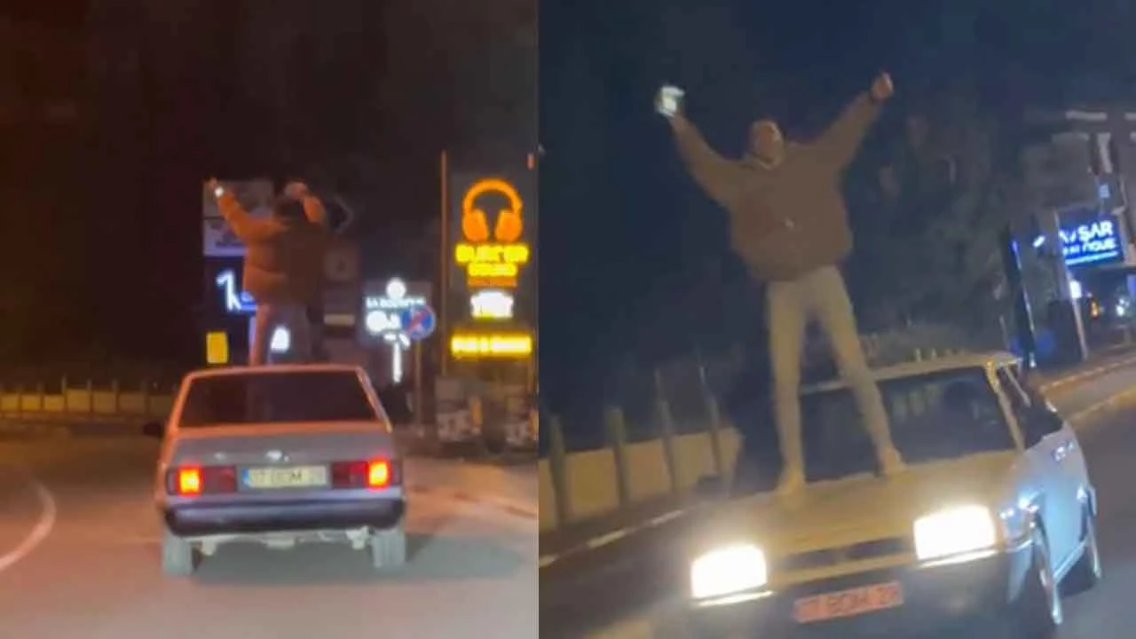 Trafikte 'aday sürücü' taşkınlığı! Bu dans ehliyetini yaktı