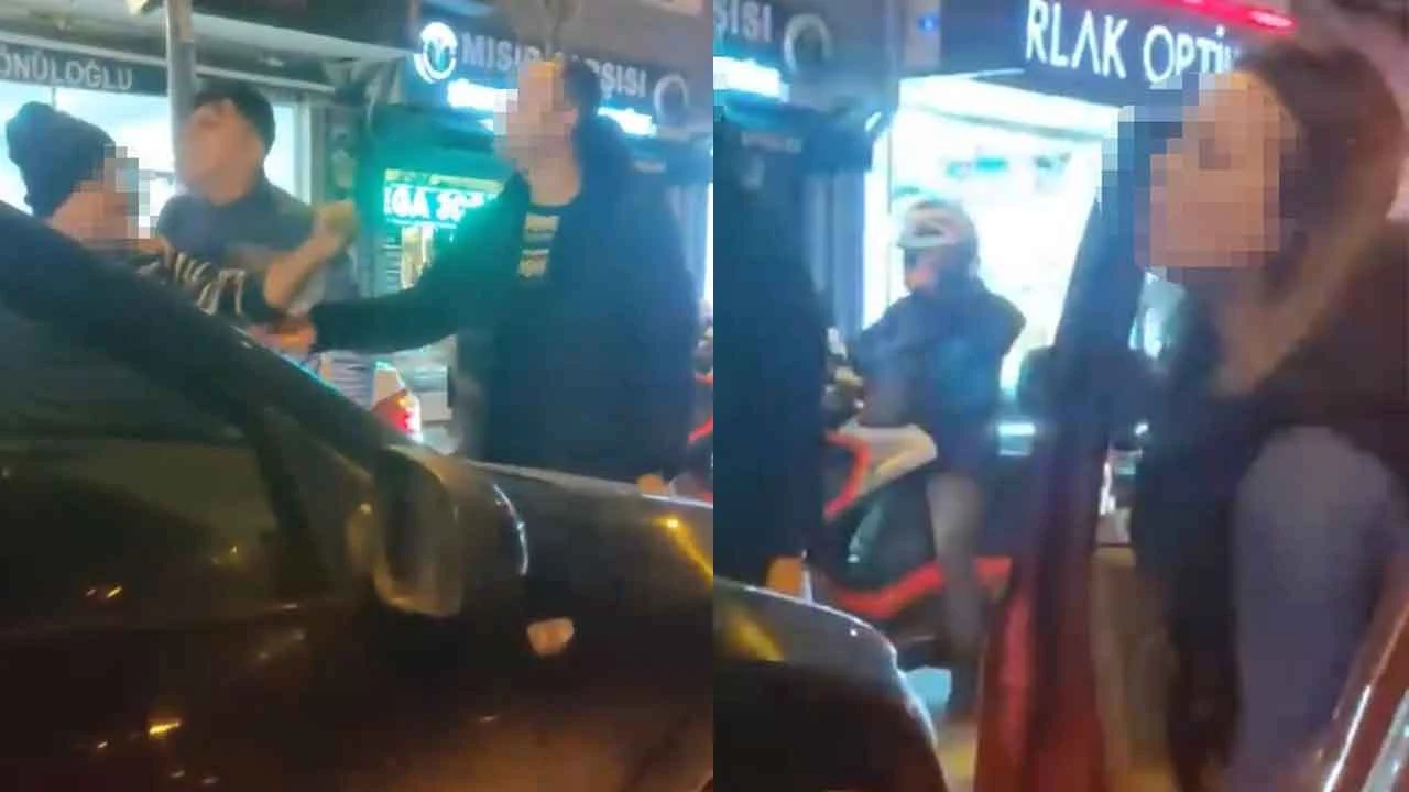 Kadın sürücü aracını durağa park etti yaşlı adam karşı çıkınca küfürler yağdırdı