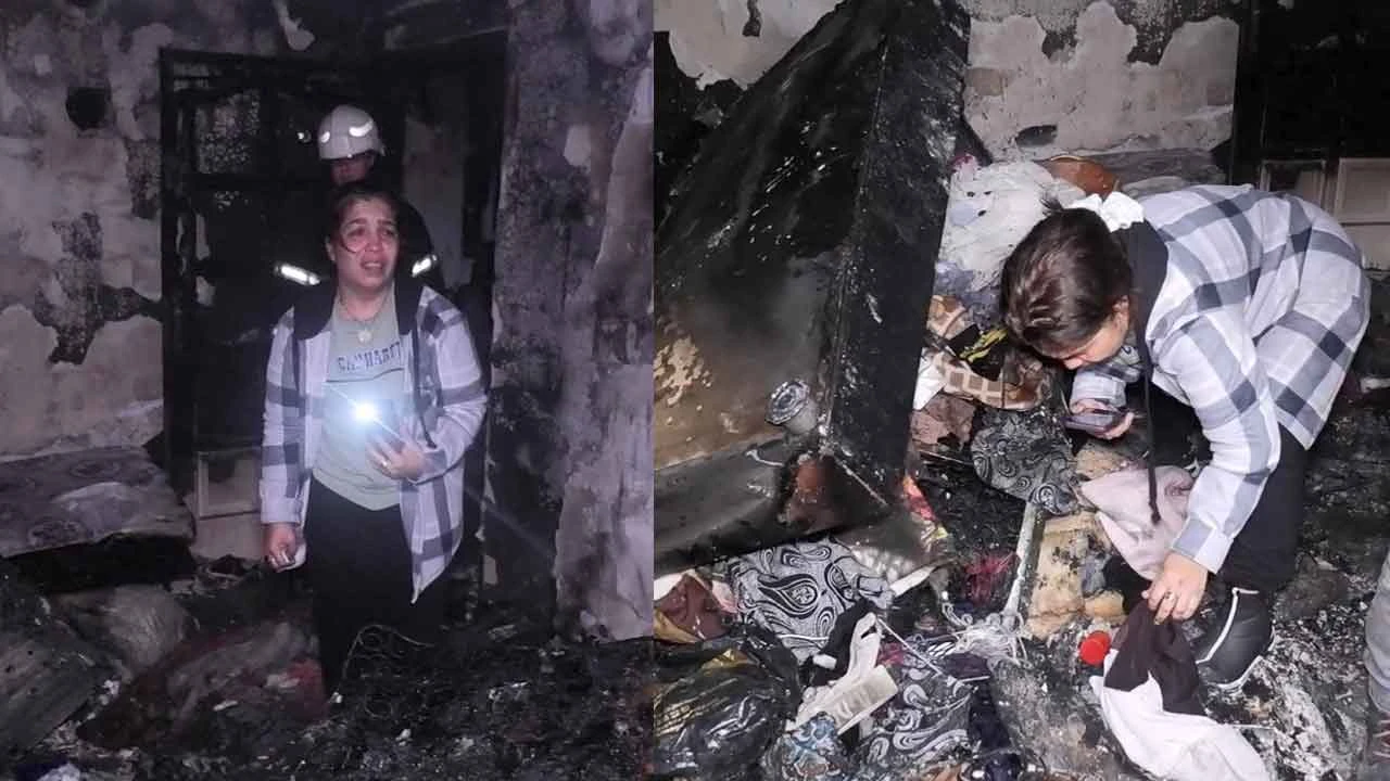 Edirne'de evi küle döndü çaresizce SMA'dan vefat eden 3 çocuğunun hatırasını aradı