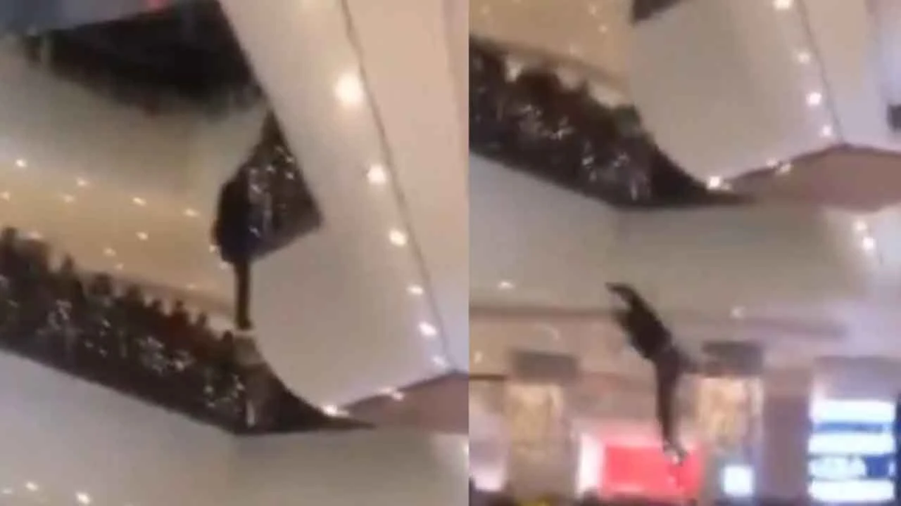 Maltepe Piazza AVM'de intihar! Bir anda kendini boşluğa bıraktı
