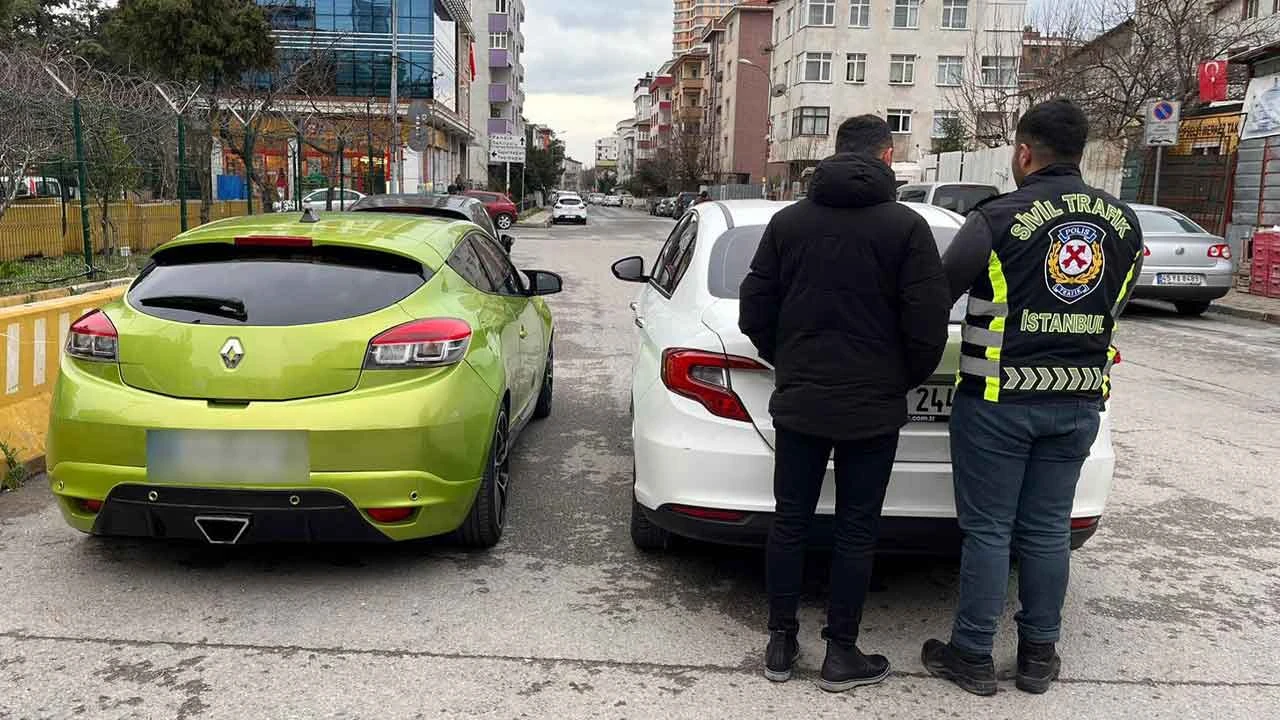 Trafikte makas atarak tehlikeye atan sürücüye 14 bin lira ceza