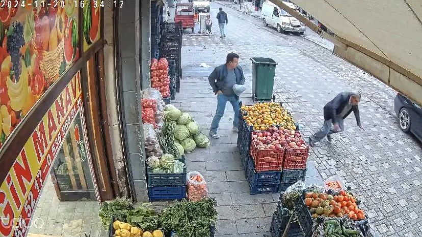 Ecelin geldiği o an kamerada! Diyarbakır'da kayda alındı