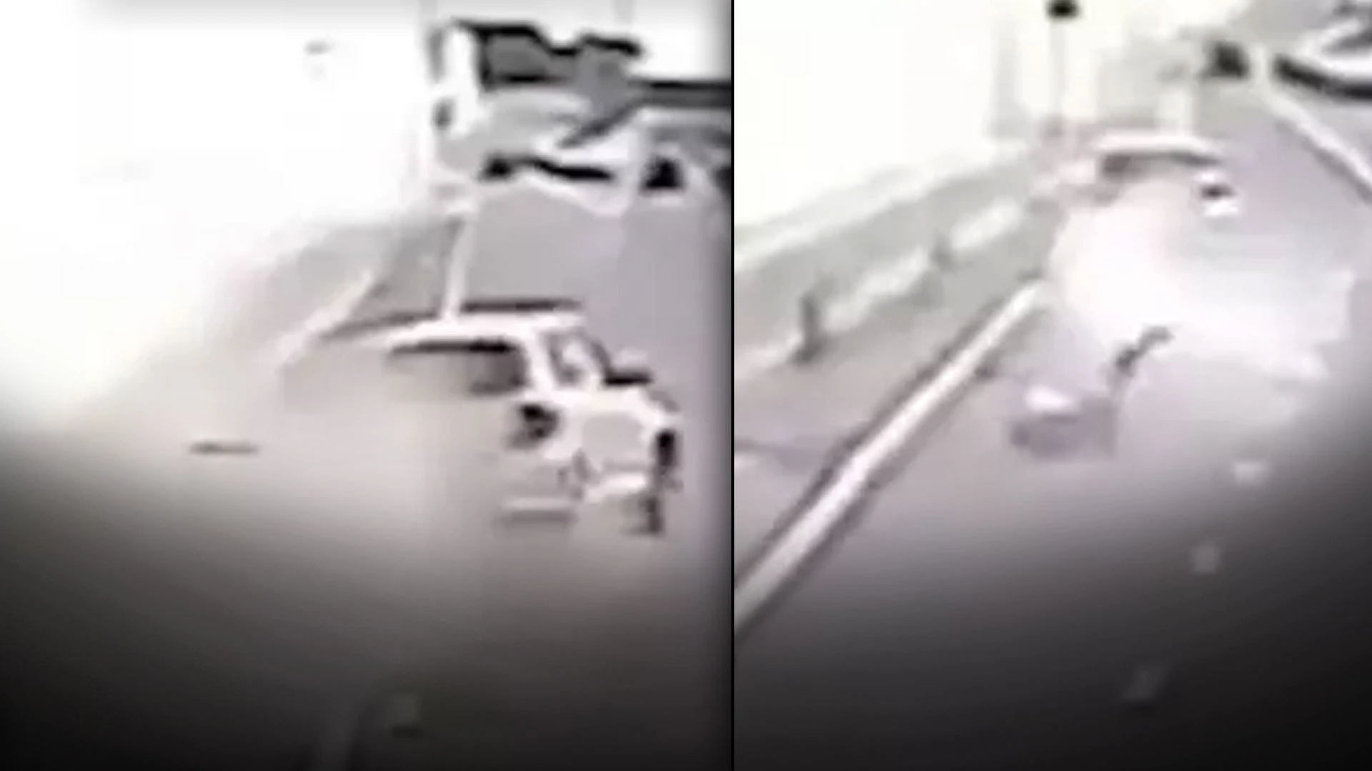 Kontrolden çıkan araçtan yola fırladı! Korkunç kazayı ucuz atlattı