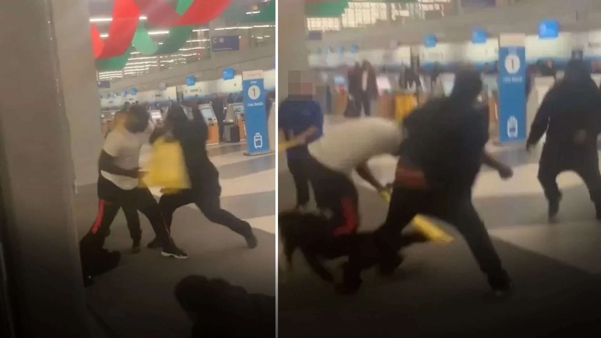 Havalimanında ıslak zemin levhalarıyla sessiz kavga