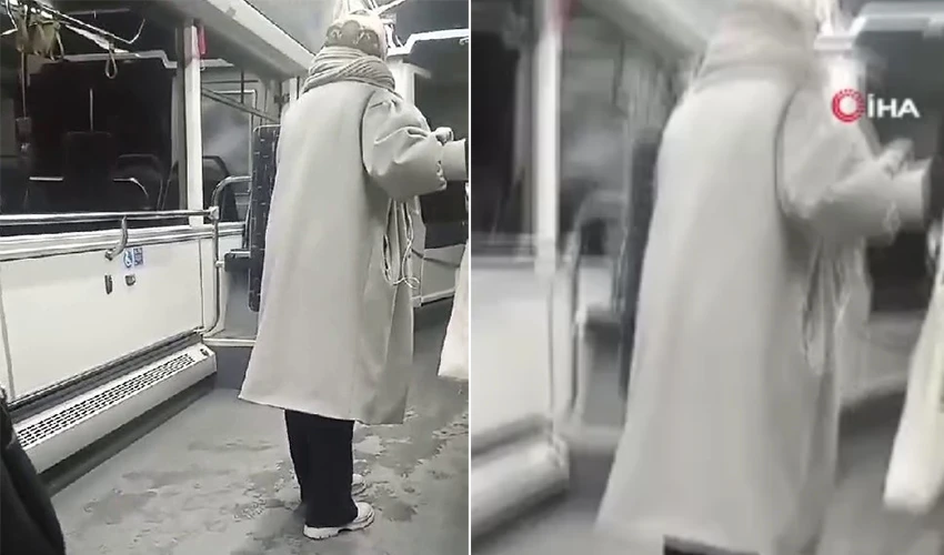 İETT şoförü ile yolcu birbirine girdi! 'Durakta durmadın' tartışması kamerada