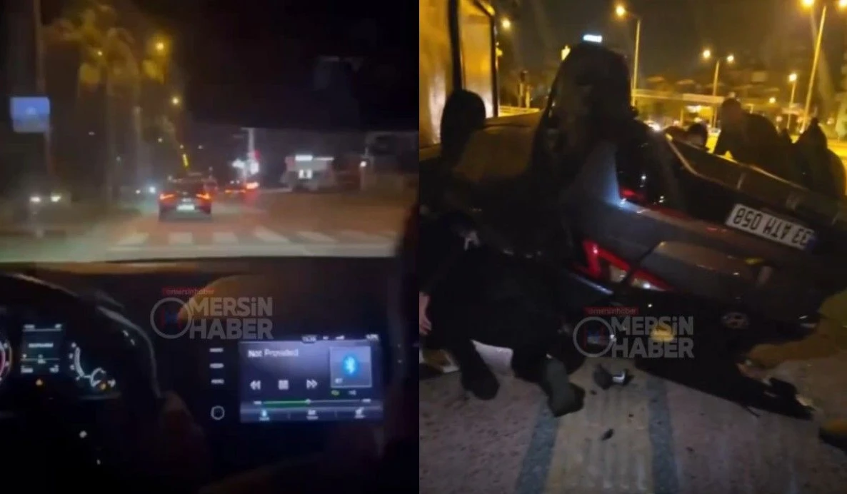 Makas atarak ölüme gitti! Korkunç kazanın son anlarını arkadaşı kaydetti