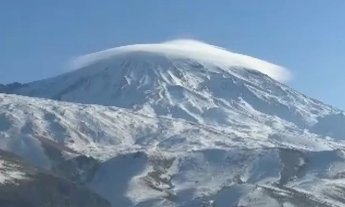 Ağrı Dağı'nda görsel şölen!