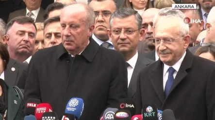 Son dakika! Kemal Kılıçdaroğlu ve Muharrem İnce görüşmesi sonrası net olmayan açıklama: Adaylıktan çekileceğimi söylemedim - Secim-2023