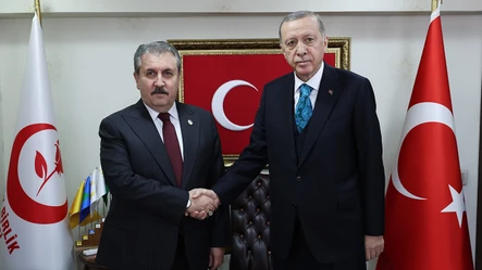 Son dakika! Cumhurbaşkanı Erdoğan, BBP lideri Destici'yi ziyaret etti: Seçimi ilk turda kazanıyoruz - Secim-2023