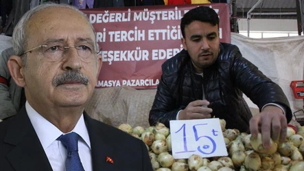 Soğan pahalı diyen Kılıçdaroğlu'na Amasyalı pazarcıdan cevap: Kilosu 15 liradan gönderiyorum - Gündem