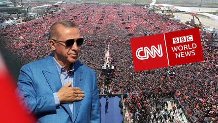 Erdoğan'ın mitingi dünya basınında! BBC ve CNN şaştı kaldı - Secim-2023