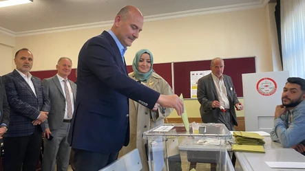 İçişleri Bakanı Süleyman Soylu sandık başında: Türkiye doğru kararı verecektir - Secim-2023