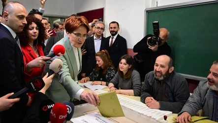 İYİ Parti lideri Akşener oyunu kullandı - Secim-2023
