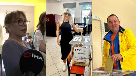 Birbirinden ünlü isimler sandık başında mesajlar Instagram'da - Magazin