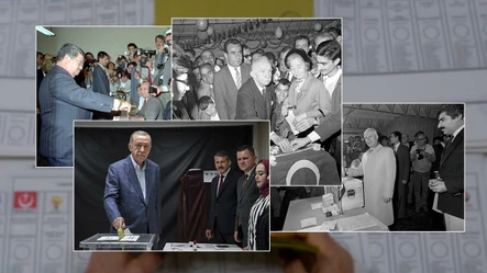 1923'ten günümüze cumhurbaşkanlarının sandık başındaki görüntüleri - Secim-2023