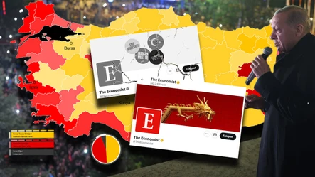 The Economist haritayı görünce geri adım attı - Secim-2023