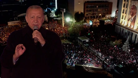 Son dakika: Cumhurbaşkanı Erdoğan balkon konuşmasında net konuştu: Açık ara öndeyiz - Secim-2023