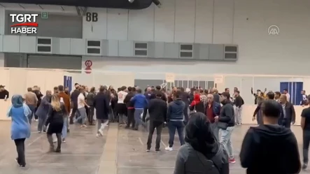 Brüksel'de olay... Yeşil Sol Partililerden Cumhur İttifakı sandık müşahitlerine saldırı! - Secim-2023