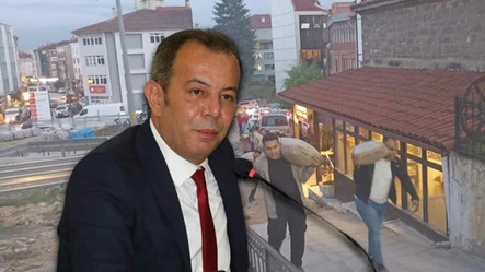 'Kazanırsa Erdoğan'ın heykelini dikerim' demişti! Tanju Özcan'a çimento taşıdılar - Secim-2023