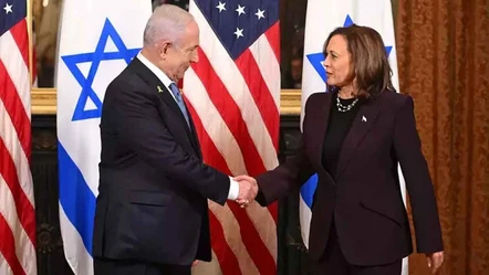 Kamala Harris, Beyaz Saray'da Netanyahu ile görüştü - Dünya