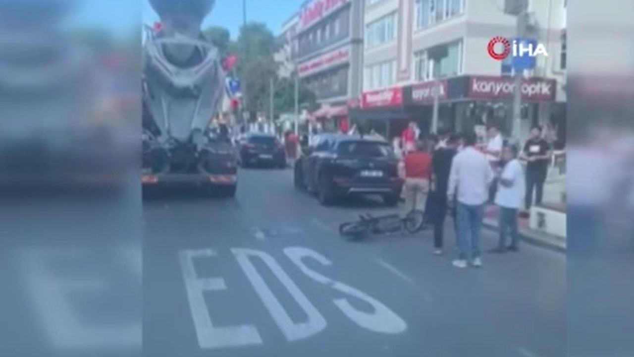 Bakırköy'de facia: Elektrikli bisikletle beton mikserinin altında kaldı - Gündem