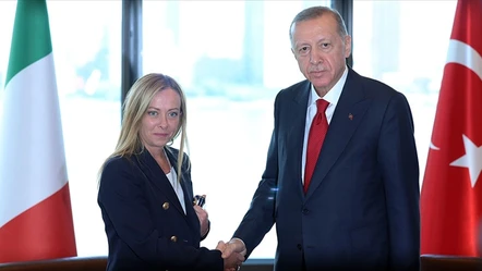 Cumhurbaşkanı Erdoğan İtalya Başbakanı Meloni ile görüştü!  - Politika