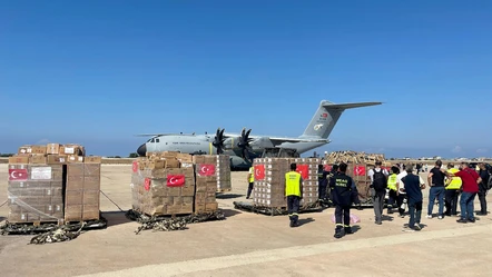 Türkiye'nin yardım eli bu kez Lübnan'da! Uçaklar Lübnan'a ulaştı - Dünya