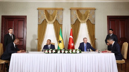 Cumhurbaşkanı Erdoğan Sao Tome ve Principe Başbakanı Trovoada'yla görüştü - Politika